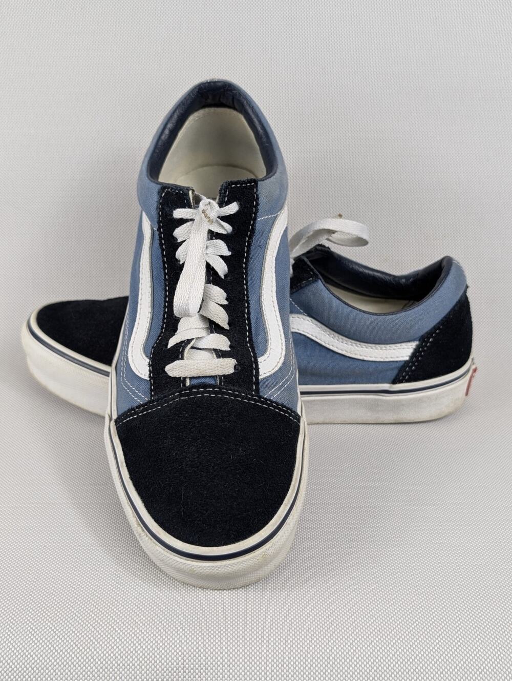 Vans Old Skool Unisex Canvas & Suede Sneakers – Authentic Low Top EXCELLENT SZ 9